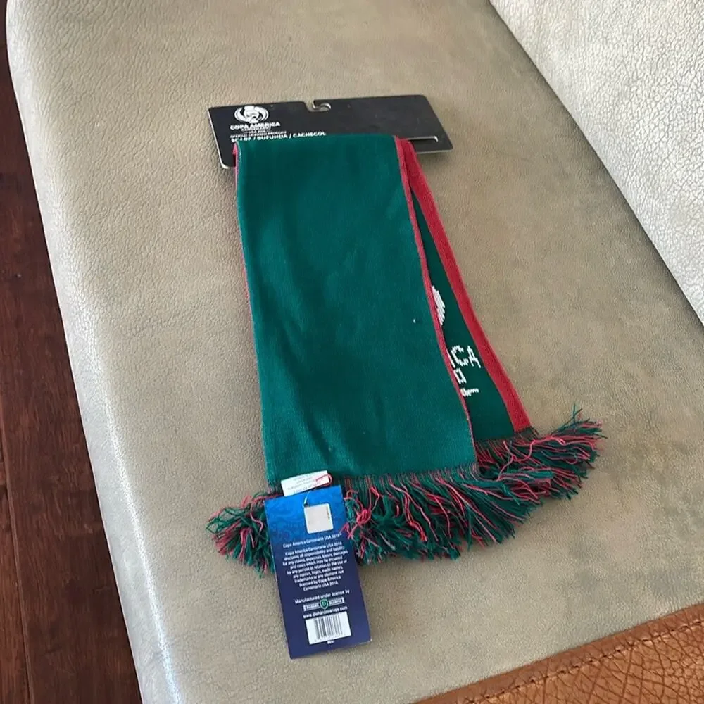 Mexico Copa America Centenario Scarf USA 2016  Soccer collectibles Green Red